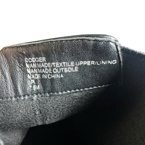 Charles David Sz 7.5 Dodger Black Pointed Toe Studded Ankle Chelsea Boots Moto - Picture 12 of 12